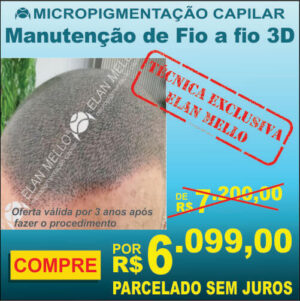 Manutenção ou Retoque de Fio a fio 3D